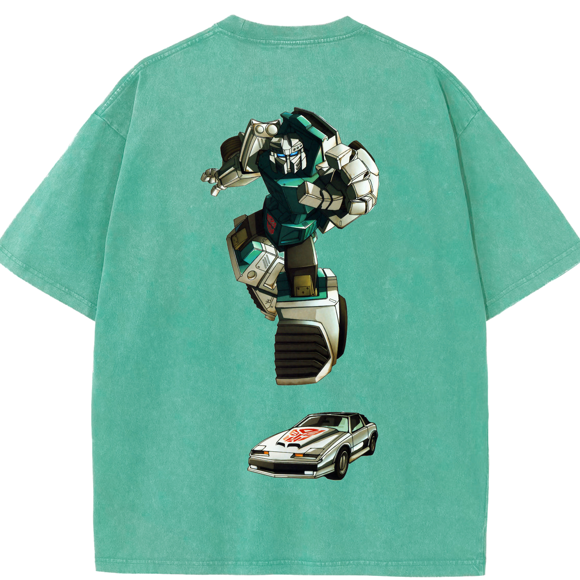 （画像用）  綿100% ヴィンテージ風 半袖Tシャツ（背面プリント）